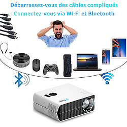 Avis Vidéoprojecteur TROISC DELTA FULL HD 1080p 10000 Lumens Android 9 Bluetooth WIFI Recopie L'écran Projection Latérale 300 Max Zoom Blanc