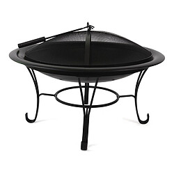 Habitat Et Jardin Chauffage d'extérieur Brasero 2 - Ø 76 cm - Noir 