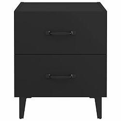 Acheter Maison Chic Table de chevet - Table de Nuit Noir 40x35x47,5 cm