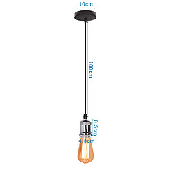 Stoex Suspension Douille de lampe E27, Lustre luminaire plafond Lampe Accessoires Pend