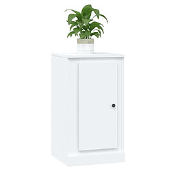 Acheter Maison Chic Buffet,Meuble de Rangement,commode pour salon,Cuisine blanc 37,5x35,5x67,5 cm bois d'ingénierie -MN53561