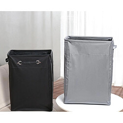 YP Select Boîte de réception de vêtements sales Bundle Oxford Panier à vêtements pliable - Gris 40X20X55cm