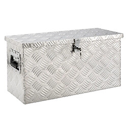 Arebos Truckbox boîte à  outils, timon box transport box alu mallette alu valise