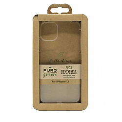 Avis PURO Green Recycled Eco-friendly Cover - Coque écologique pour iPhone 12 Mini (transparent)