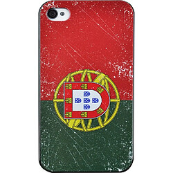 Blueway Coque rigide drapeau Portugal Made in France pour iPhone 4/4S 