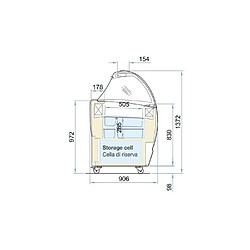 Avis Vitrine à Crème Glacée - 660 Litres - Combisteel