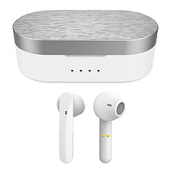 Avis Mini TWS Écouteur Sans Fil Bluetooth 5.0 Mini écouteur Intra-auriculaire Blanc