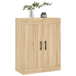 Acheter Maison Chic Armoire murale,Meuble de Rangement,Armoire Suspendue chêne sonoma 69,5x34x90 cm bois d'ingénierie -MN88697