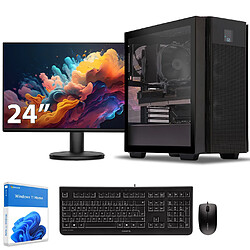 Sedatech Pack Workstation Pro • AMD Ryzen 9 7950X • RTX4060Ti • 64Go DDR5 • 2To SSD M.2 • Windows 11 • Moniteur 24"