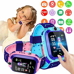 Acheter Riffi Riff Q12 See Me Wi-Fi / Sim GPS Tracking Montre pour enfants avec appel vocal et caméra de chat Bleu