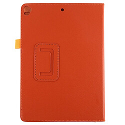 Avis Wewoo Housse Étui Coque Etui à rabat horizontal pour iPad 10.2 / 10.5 texture Litchi avec support Orange