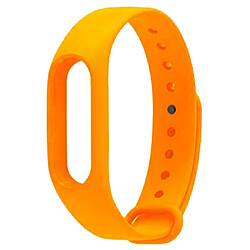 Wewoo Bracelet Orange pour Xiaomi Mi Bande 2 CA0600B de bracelets de remplacement coloré, hôte non inclus 