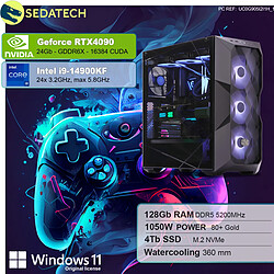 Sedatech PC Gamer Pro • Intel i9-14900KF • RTX4090 • 128Go DDR5 • 4To SSD M.2 • Windows 11