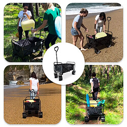 Adrenalin Chariot de Transport Pliable Campcruiser - Utilitaire Tout terrain Camping, Plage, Jardin 93 x 56 x 122 cm - Charge 80Kg