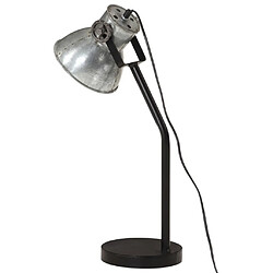 Acheter vidaXL Lampe de bureau 25 W argent vintage 17x17x60 cm E27