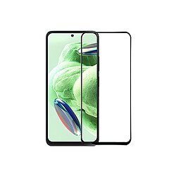 PHONECARE Verre Trempé 5D Full Cover pour Xiaomi Redmi Note 12 Pro 4G - Transparent / Noir 