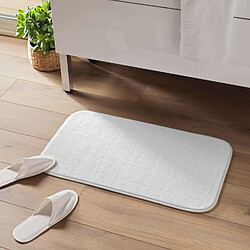 Douceur D'Interieur Tapis de bain Berkeley - 45 x 75 cm - Blanc