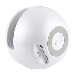 Wewoo Mini enceinte Bluetooth haut-parleur sans fil avec éclairage respiratoire, Prise en charge mains libres / Carte TF / AUX (Blanc) pas cher