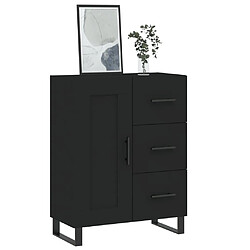 Avis Maison Chic Buffet,Meuble de Rangement,commode pour salon,Cuisine noir 69,5x34x90 cm bois d'ingénierie -MN57245