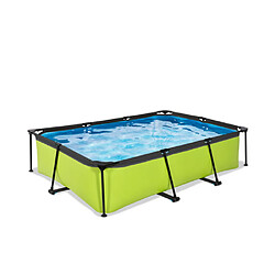 EXIT Piscine Lime 300x200x65cm avec pompe filtrante - vert