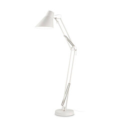 Ideal Lux Lampadaire de travail orientable Blanc