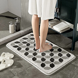 LUUCOZK Tapis de bain antidérapants absorbants à séchage rapide pour salle de bain - Couleur 2-50x80cm 