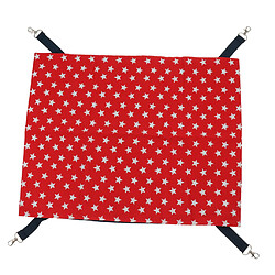 chat lapin rat suspendu hamac lit tissu oxford polaire mat rouge