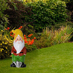 Nain de jardin - décoration colorée pour le jardin - une figurine de jardin de 30 cm