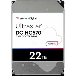 WD Ultrastar HC570 WUH72222ALE6L4 22TB 7200RPM 3.5`` Desktop HDD 0F48155