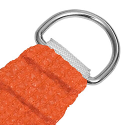 Avis vidaXL Voile d'ombrage 160 g/m² Orange 2x2,5 m PEHD