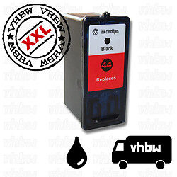 vhbw Cartouche d'encre noir compatible avec Lexmark X6575, X7550, X7675, X9350, X9575, Z1520 imprimante (rechargeable, 18ml) 