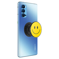 PopGrip Smartphone Maintien et Support Vidéo Design smiley jaune PopSockets