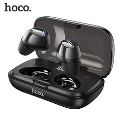 GUPBOO HOCO TWS Écouteurs étanches avec boîtier de charge 5,0 mAh avec micro 9D stéréo Bluetooth 350 