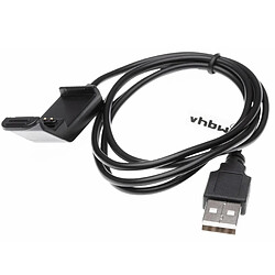 vhbw câble de chargement 100cm station de recharge convient pour Garmin Edge 20, 25 compteur vélo GPS Câble de remplacement Câble de données