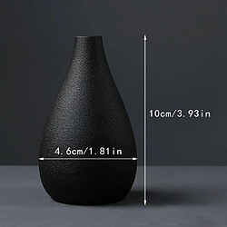 Avis Noir en céramique vase moderne vase en céramique poterie