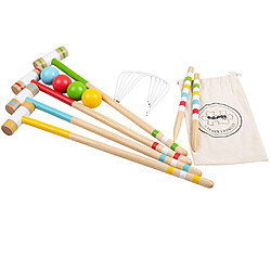 Bigjigs Toys Croquet de jardin en bois 