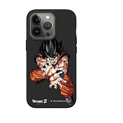 RhinoShield Coque Compatible avec [iPhone 13 Pro] SolidSuit - Coque Fine Licence Officielle Dragon Ball Z avec Technologie Absorption des Chocs - Noir - Goku 