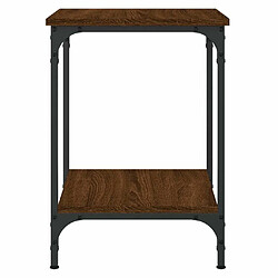 Acheter Maison Chic Table basse,Table Console Table d'appoint, Table pour salon chêne marron 40x40x55 cm bois d'ingénierie -MN75085