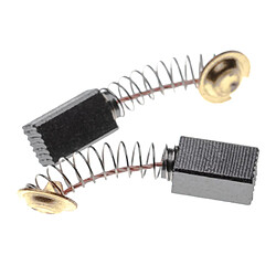 vhbw 2x balai de charbon pour moteur électrique 6,5 x 7,5 x 12,5mm compatible avec Hitachi CE16, CE16SA, CJ60, CJ60T, CJ60V, CL10SA, CN16 outil