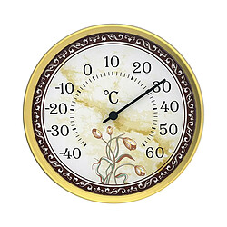 Thermomètre De Sauna Analogique Domestique En Métal Piscine Murale Intérieure Extérieure Style De Cuisine 1