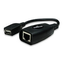 Acheter Manhattan 179300 adaptateur et connecteur de câbles USB A / RJ45 Noir