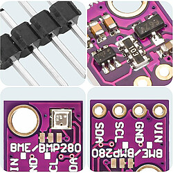 BME280-5V Capteur Numérique de Précision - Module de Pression Barométrique, Température et Humidité I2C/SPI 5V pas cher