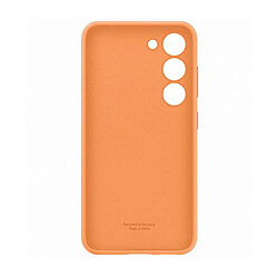 Coque en silicone pour Samsung Galaxy S23 5G Abricot