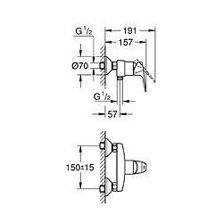 Miscelatore doccia Grohe 23771000