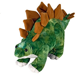 Wild Republic peluche dinosaure stégosaurus de 25 cm vert marron