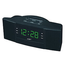 Wewoo Réveils Horloge radio-pilotée LED cadeau numérique AM / FM vert