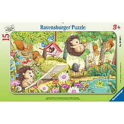 Ravensburger Puzzle cadre 15 p - les animaux du jardin 