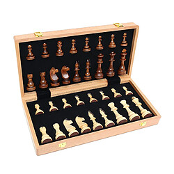 18 ''x 18'' Pliant En Bois Jeu d'échecs Jeu de Société Internationale Voyage Jeu d'échecs pour Adultes et Enfants