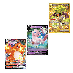 Pokemon Jeu de Cartes à Collectionner 18 pièces Épée et Bouclier Ténèbres Embrasées Multicolore