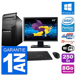 PC Tour Lenovo M93p Ecran 19" Intel G3220 RAM 8Go Disque 250Go Windows 10 Wifi · Occasion 